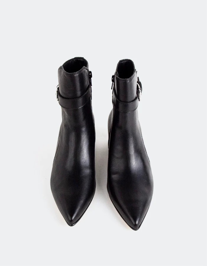 Caroline Black Leather
