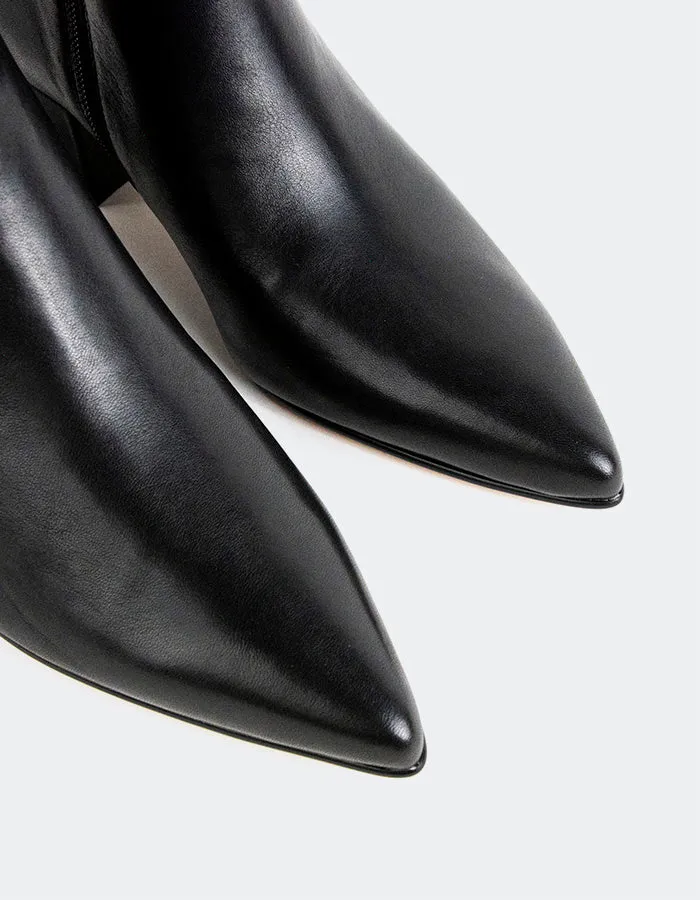 Caroline Black Leather