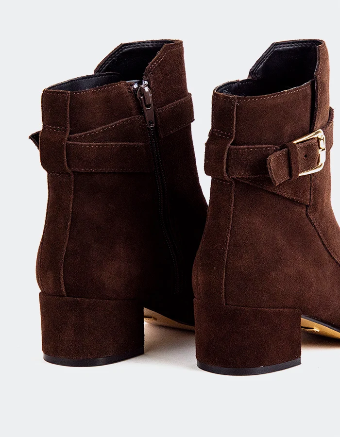 Caroline Brown Suede