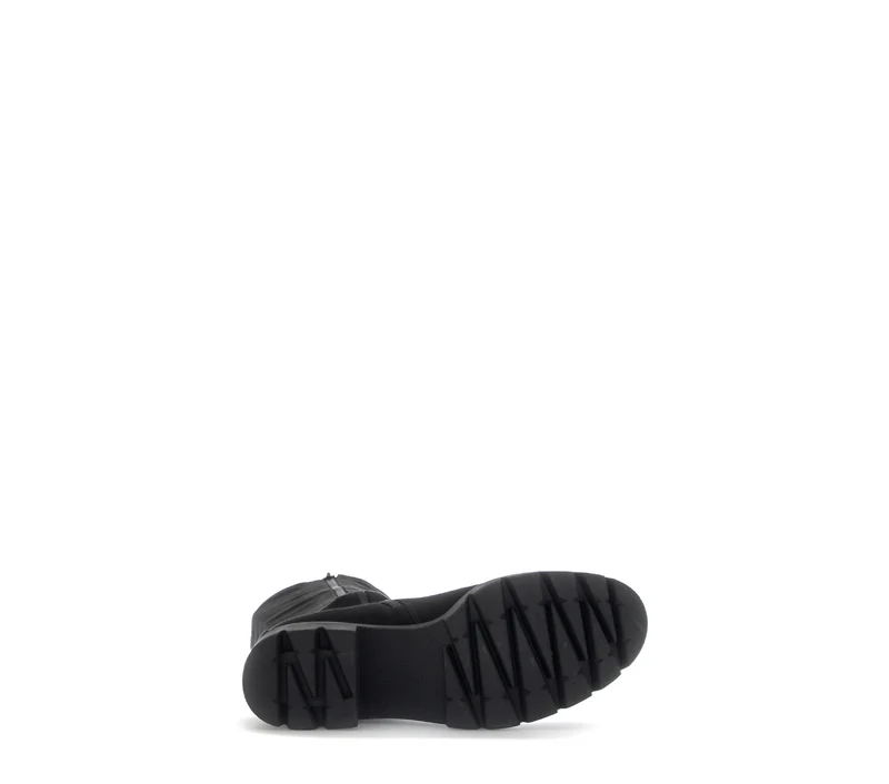Bottes noires en cuir velours