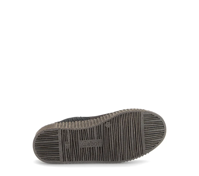 Bottines grises en cuir velours