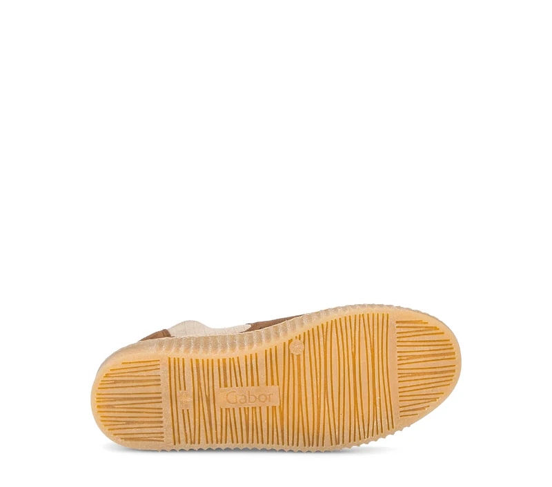 Bottines cognac en cuir velours
