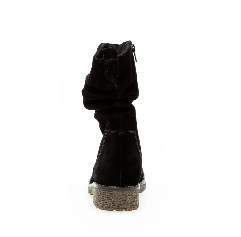 Bottines noires en suède