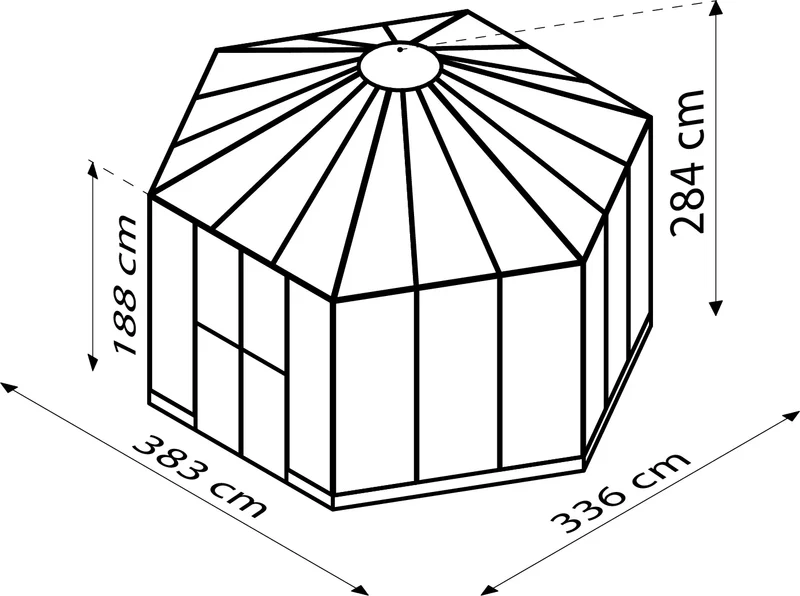 Serre - Galaxie 9m²