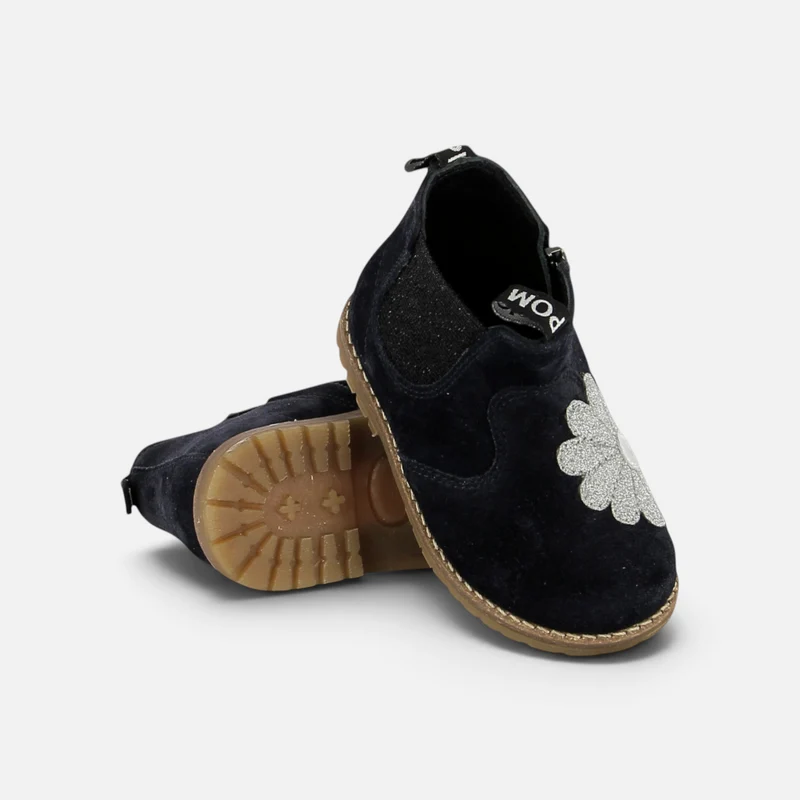 BOB ZIP FLO - VELOURS - NAVY