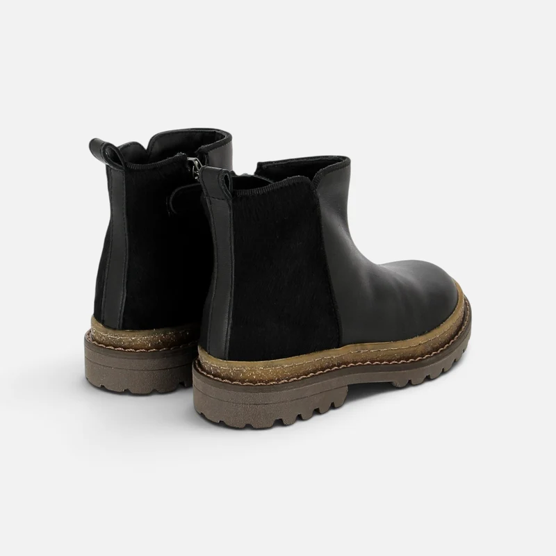 WALL BOOTS - NAPPA-PONY - NOIR