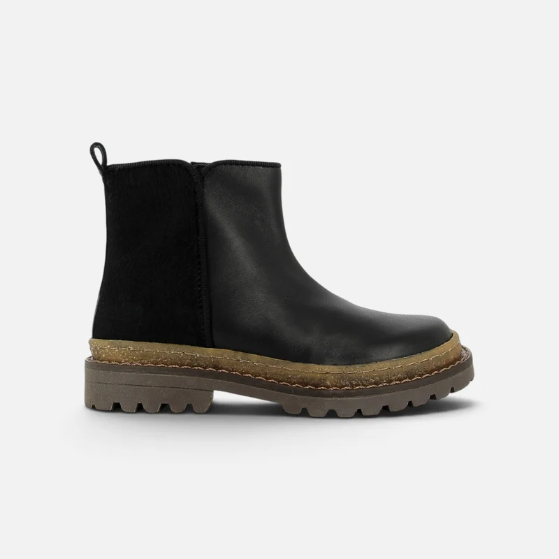 WALL BOOTS - NAPPA-PONY - NOIR