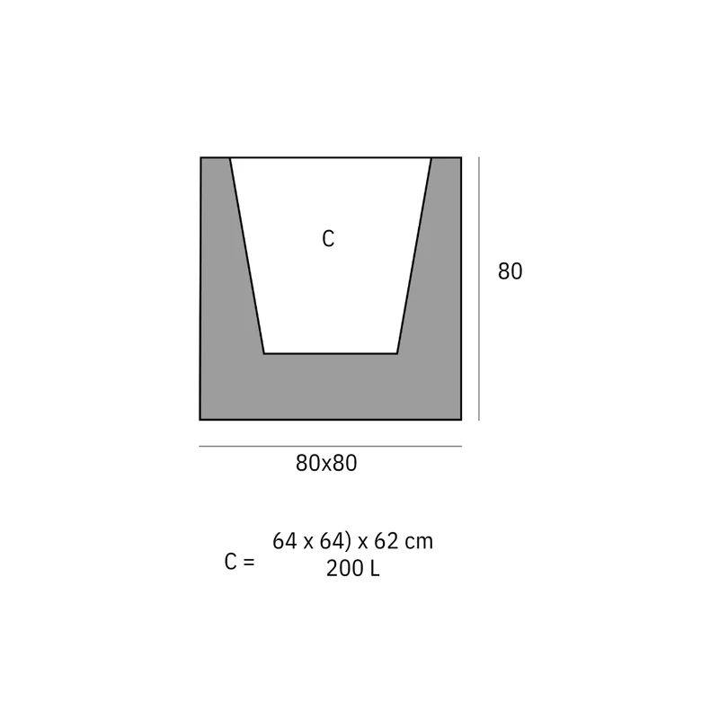 Pot - Cubo