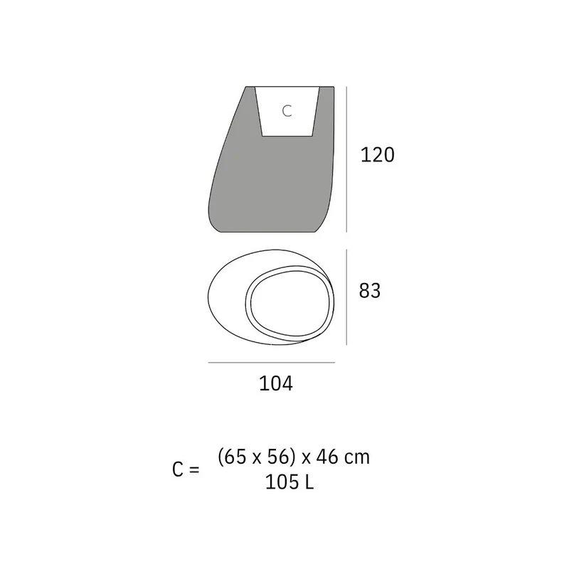 Pot - Stone LED