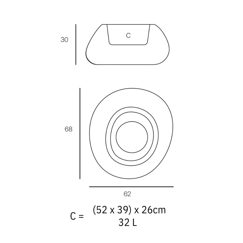 Pot - Stone LED