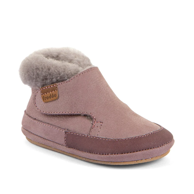 Froddo Furry Walk Barefoot Fourrés Dark Pink