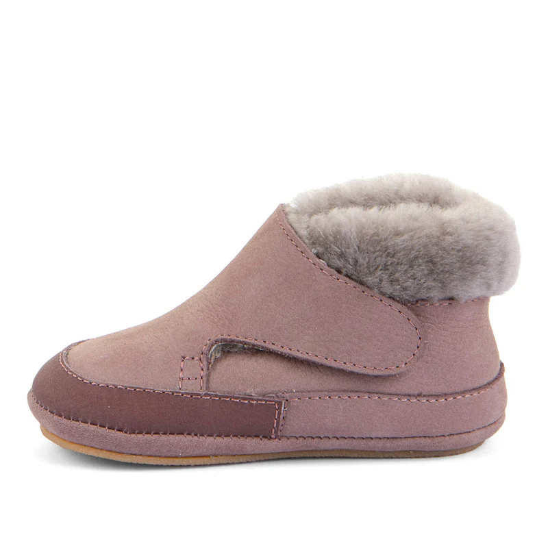Froddo Furry Walk Barefoot Fourrés Dark Pink