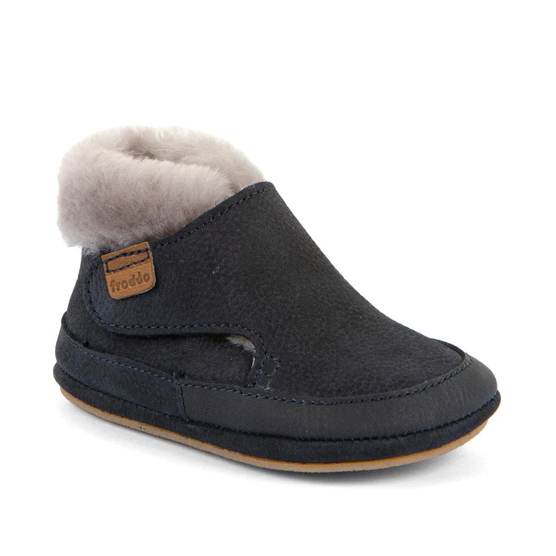 Froddo Furry Walk Barefoot Fourrés Dark Blue