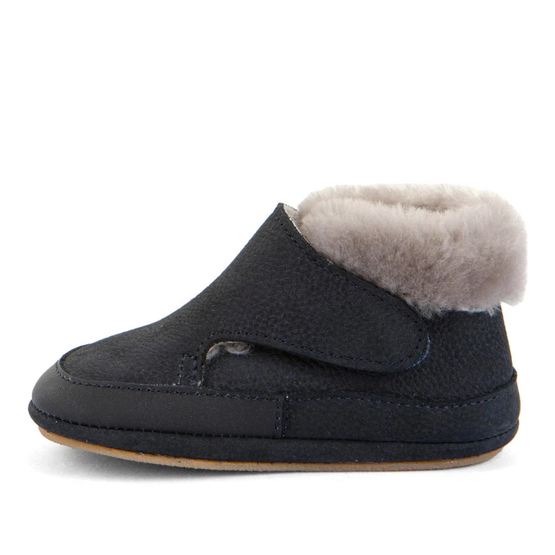 Froddo Furry Walk Barefoot Fourrés Dark Blue
