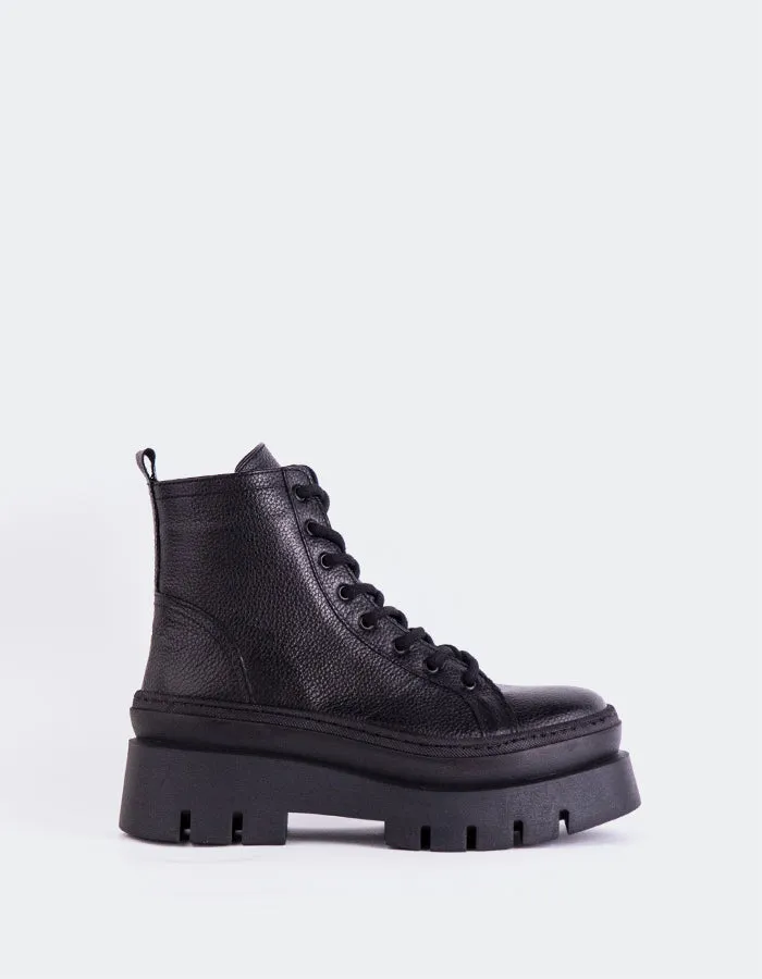 Zahra Black Leather