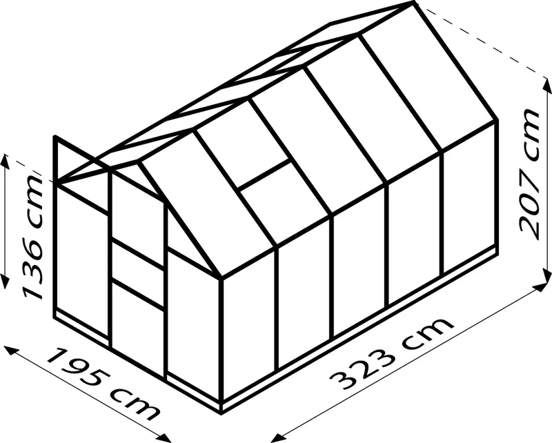Serre - Apollon 6,2m²
