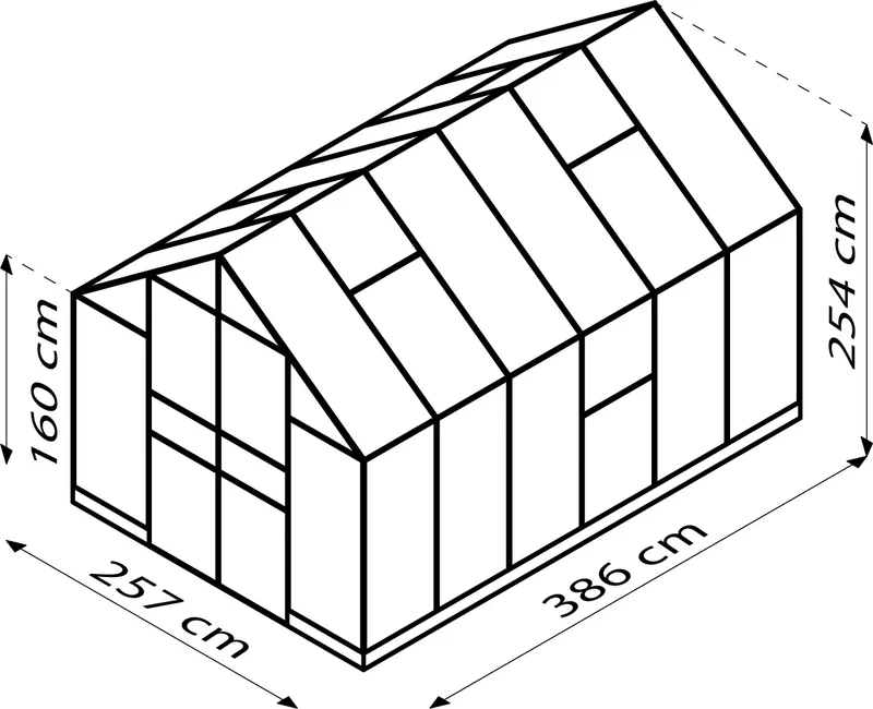 Serre - Olymp 9,9m²