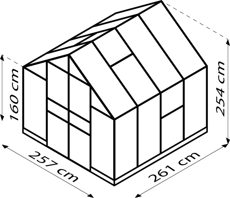 Serre - Olymp 6,7m²