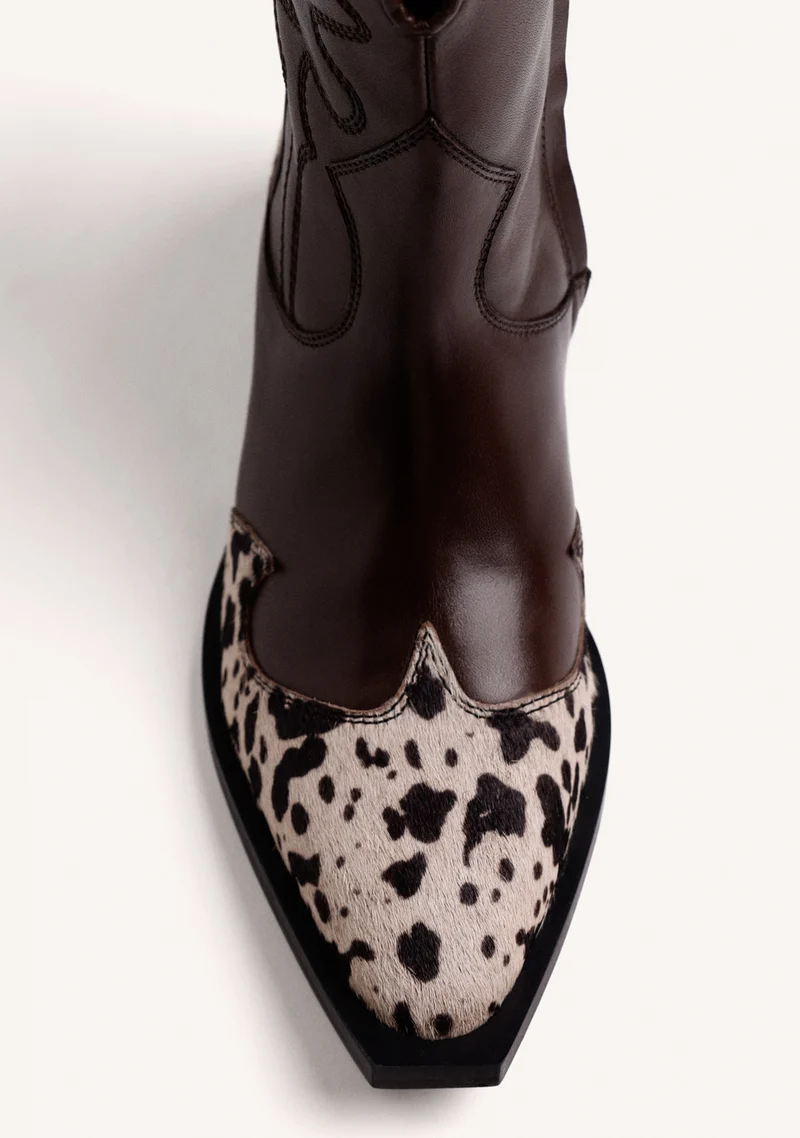 ANIMAL PRINT COWBOY BOOTS