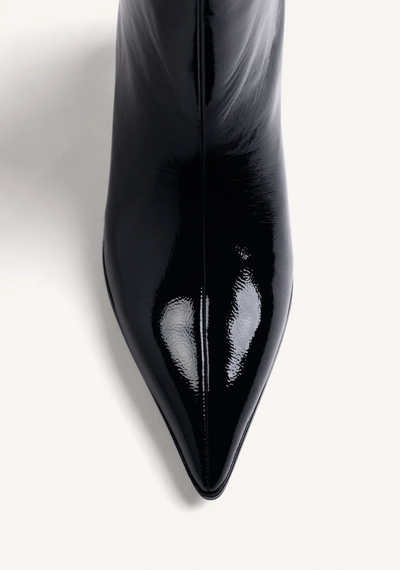 BLACK KITTEN HIGH BOOTS