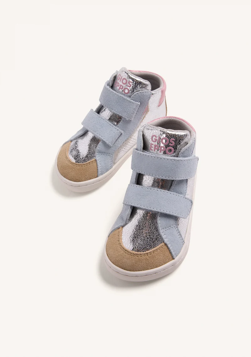 BAREFOOT SILVER METALLIC LEATHER ANKLE BOOTS
