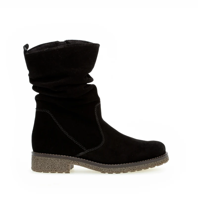Bottines Mid noires en velours
