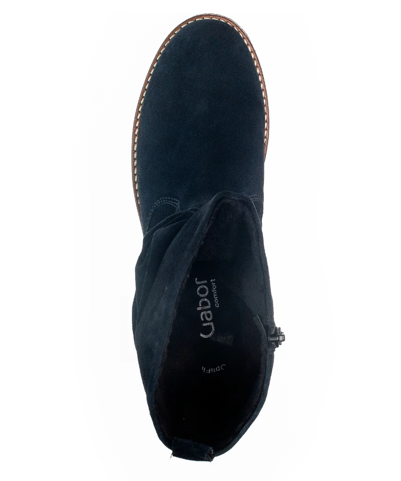 Bottines Mid noires en velours