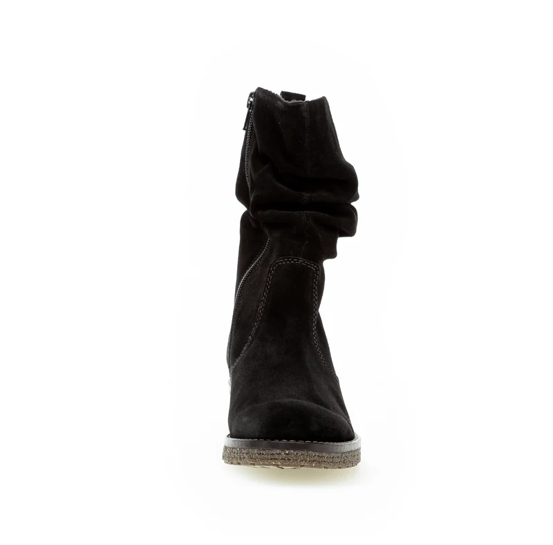 Bottines Mid noires en velours