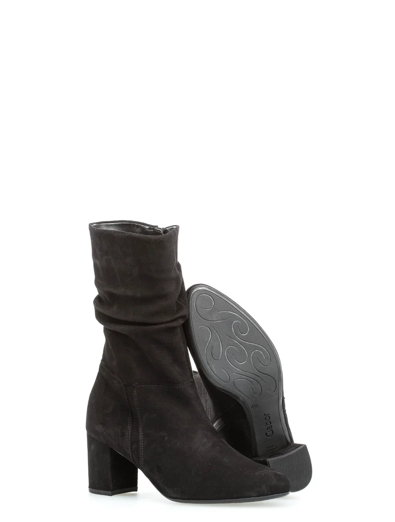 Bottes noires en suède