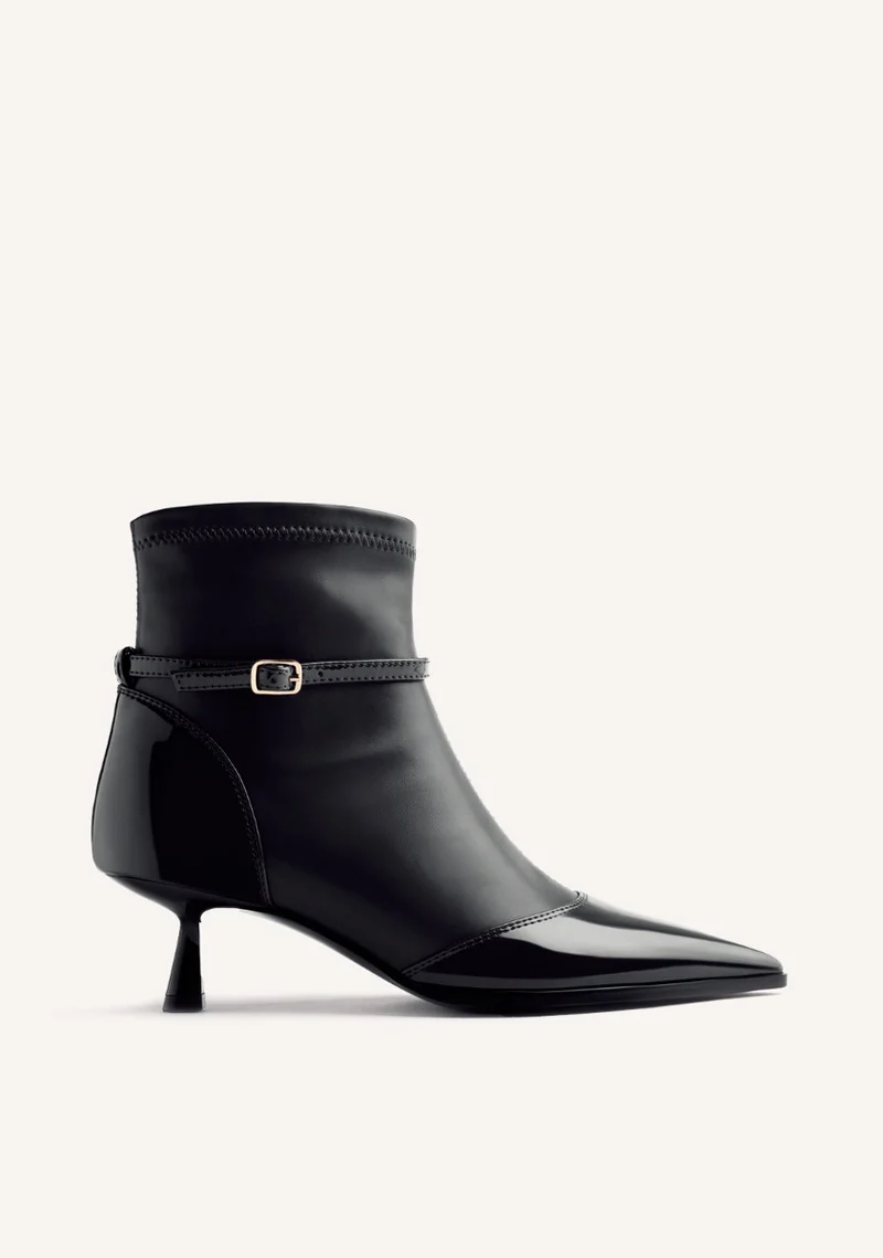 KITTEN HEEL BOOTS CASPIAN