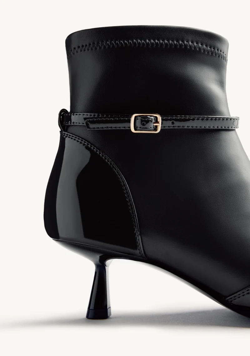 KITTEN HEEL BOOTS CASPIAN