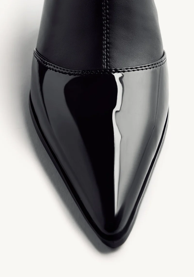 KITTEN HEEL BOOTS CASPIAN