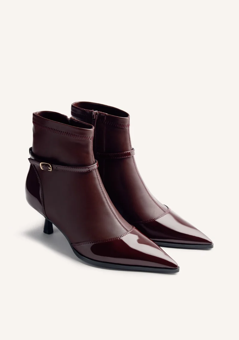 KITTEN HEEL BOOTS CASPIAN