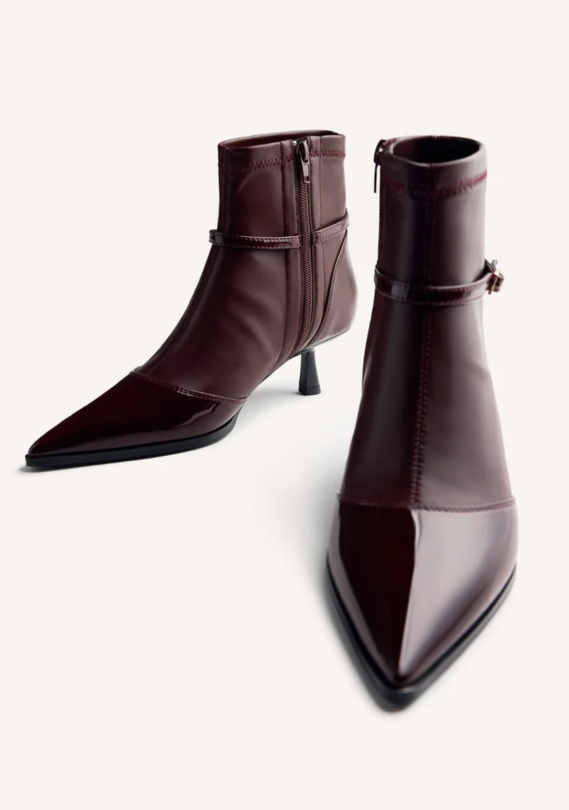 KITTEN HEEL BOOTS CASPIAN