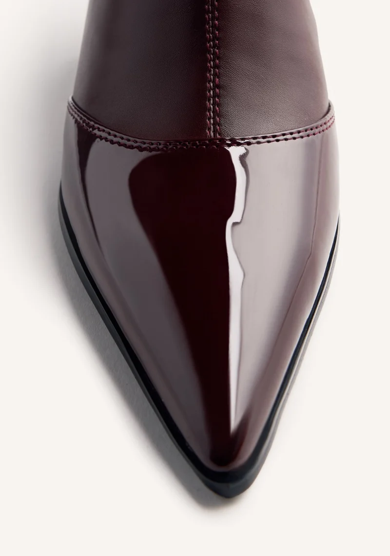 KITTEN HEEL BOOTS CASPIAN