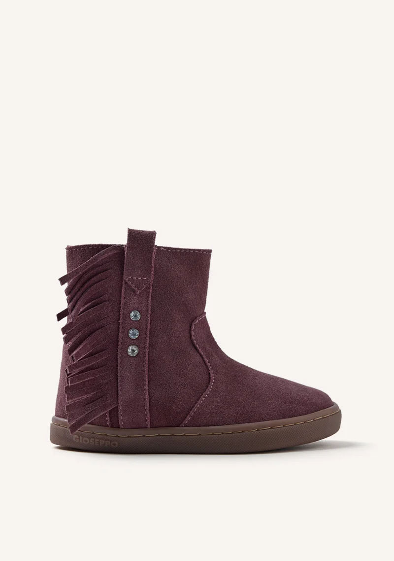 GIOSEPPO BAREFOOT - SUEDE LEATHER BOOTS FRINGES ESTRAL