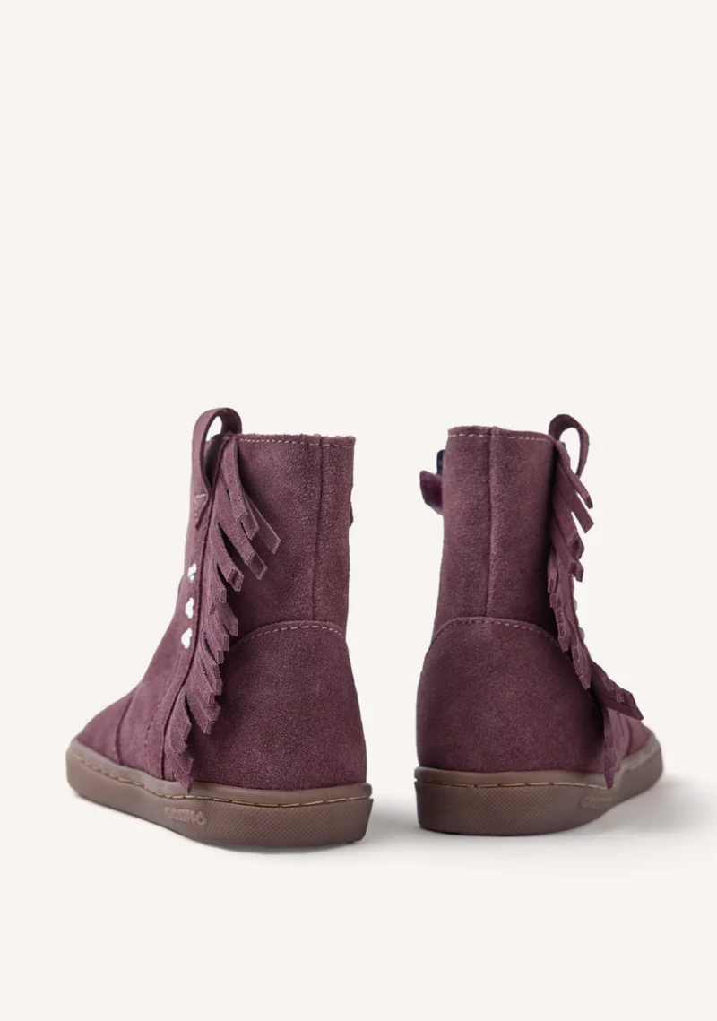 GIOSEPPO BAREFOOT - SUEDE LEATHER BOOTS FRINGES ESTRAL