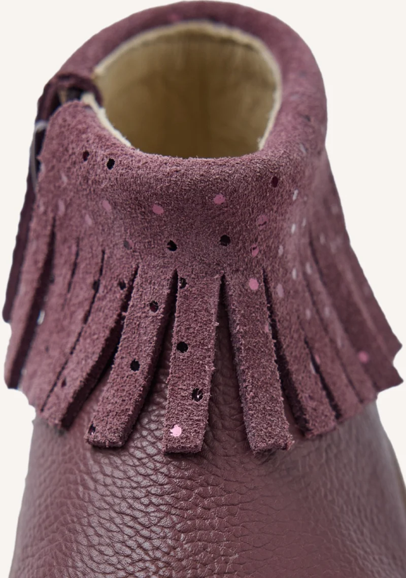 GIOSEPPO BAREFOOT - LEATHER BOOTS FRINGES LEVERING
