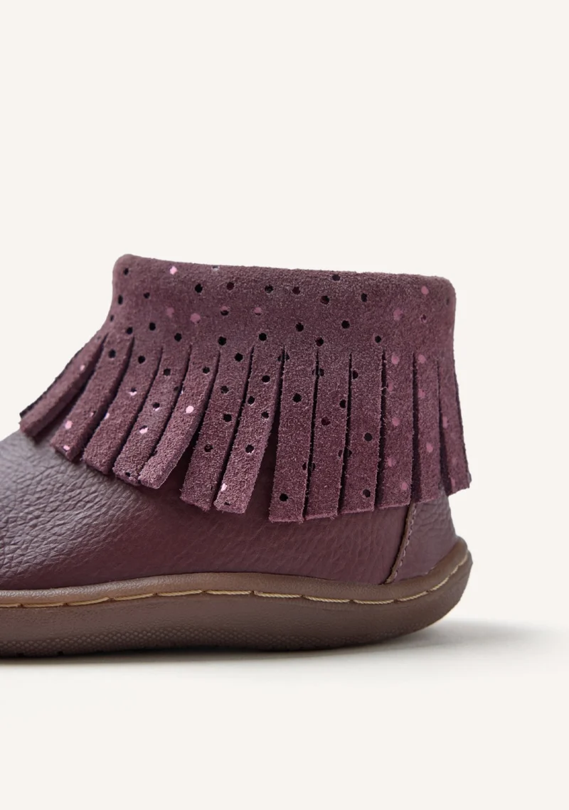 GIOSEPPO BAREFOOT - LEATHER BOOTS FRINGES LEVERING