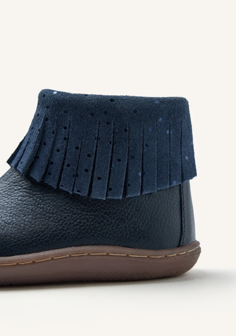 GIOSEPPO BAREFOOT - LEATHER BOOTS FRINGES LEVERING