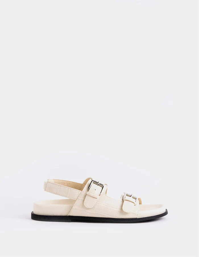 Biarritz White Croco
