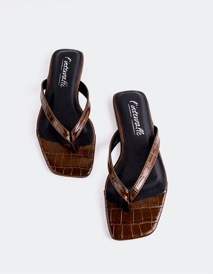 Crina Brown Croco