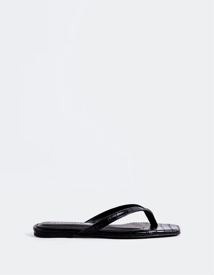 Crina Black Croco