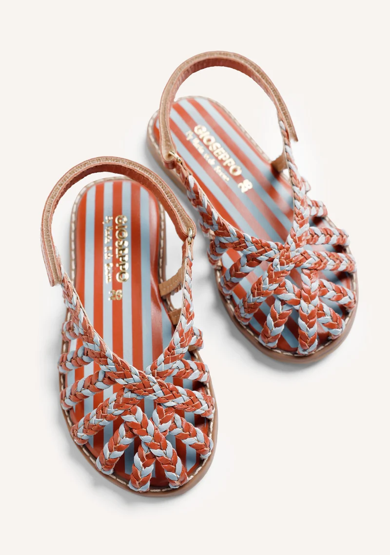 BRAIDED LEATHER SANDALS BY MARÍA G. DE JAIME