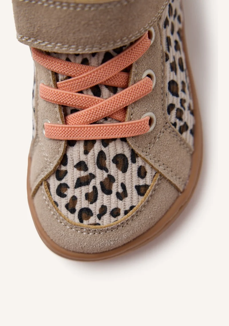GIOSEPPO BAREFOOT - ANIMAL PRINT BOOTIE SNEAKERS AMIRET