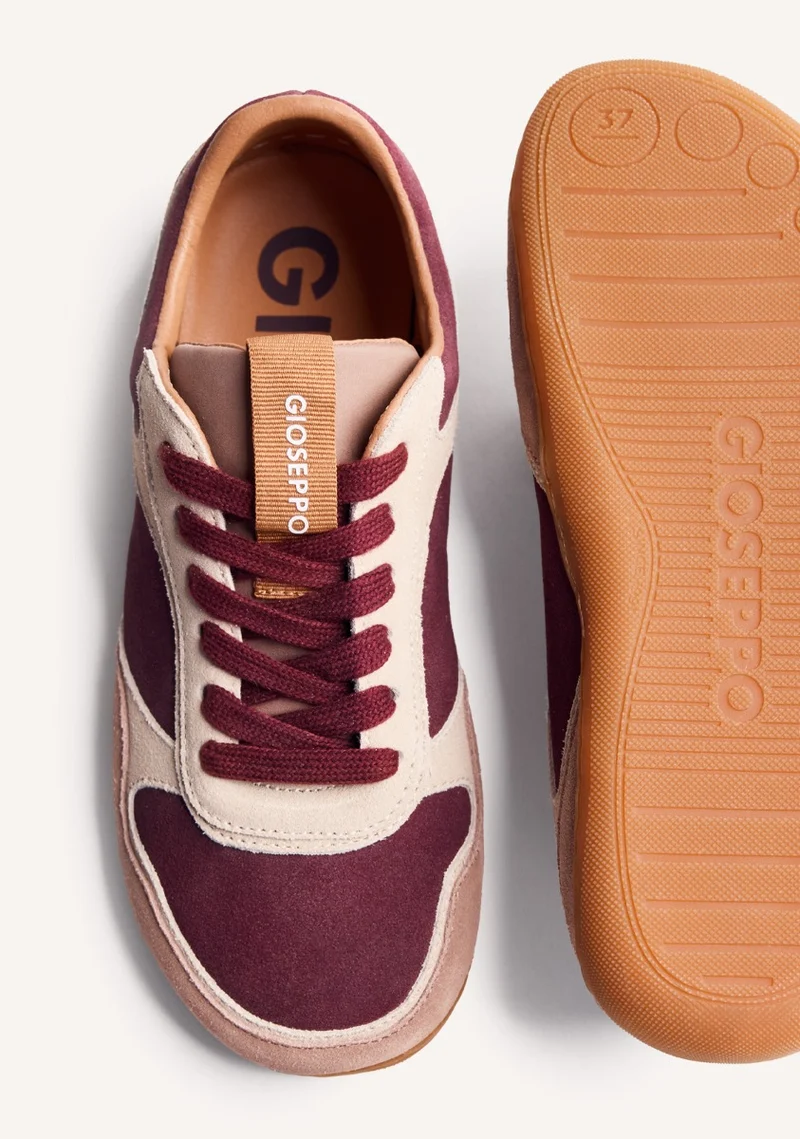 GIOSEPPO BAREFOOT - SUEDE LEATHER SNEAKERS POINTE