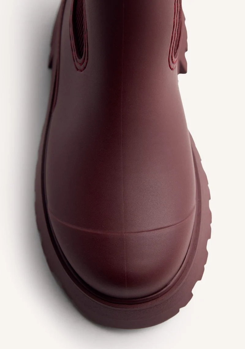PLATFORM RAIN ANKLE BOOTS BELDING