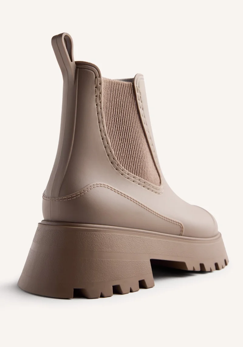PLATFORM RAIN ANKLE BOOTS BELDING