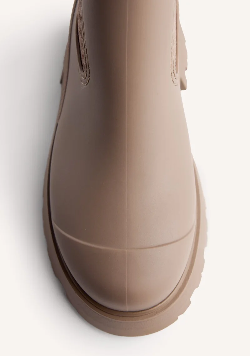 PLATFORM RAIN ANKLE BOOTS BELDING