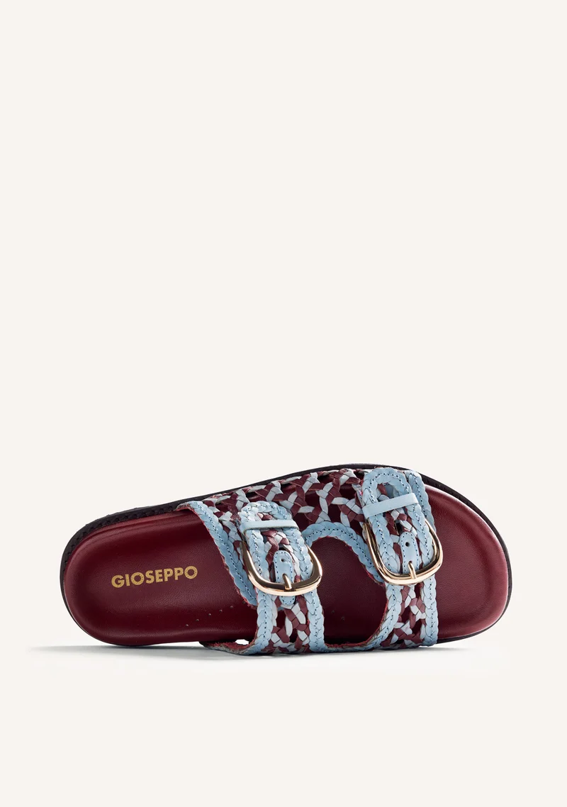 BRAIDED LEATHER BIO SANDALS KONGWA
